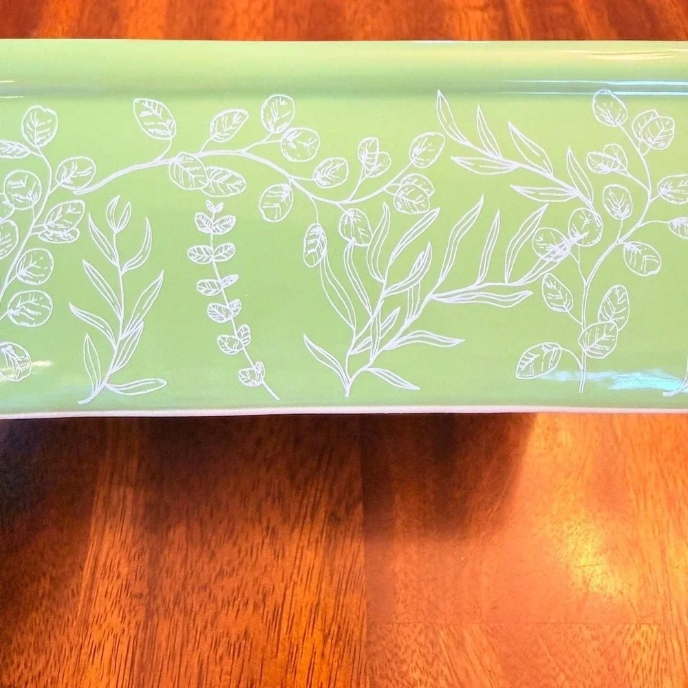 Alltrue Botanical‎ Ceramic Loaf Pan, 16.8cm x 12.4cm x 6.4cm